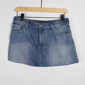 Divided Denim Mini Skirt Size 6 Light Wash